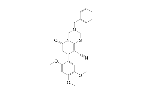 2H,6H-pyrido[2,1-b][1,3,5]thiadiazine-9-carbonitrile, 3,4,7,8-tetrahydro-6-oxo-3-(phenylmethyl)-8-(2,4,5-trimethoxyphenyl)-