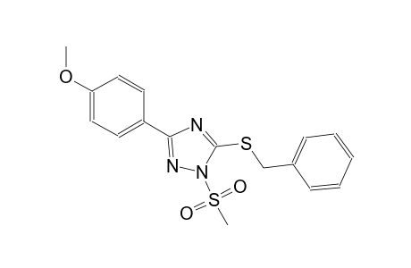 1H-1,2,4-triazole, 3-(4-methoxyphenyl)-1-(methylsulfonyl)-5-[(phenylmethyl)thio]-