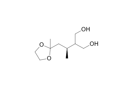 (S)-(-)-2-(4-Hydroxy-3-hydroxymethyl-2-methylbutyl)-2-methyl-1,3-dioxolane