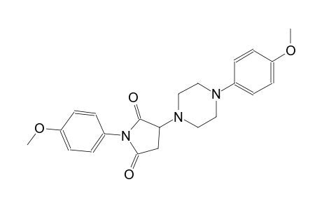 2,5-pyrrolidinedione, 1-(4-methoxyphenyl)-3-[4-(4-methoxyphenyl)-1-piperazinyl]-