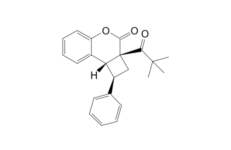 rel-(1R,2aR,8bR)-2a-(2,2-Dimethylpropionyl)-1-(phenyl)-1,2,2a,8b-tetrahydro-3H-benzo[b]cyclobuta[d]pyran-3-one