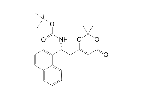 tert-Butyl (R)-(2-(2,2-dimethyl-4-oxo-4H-1,3-dioxin-6-yl)-1-(naphthalen-1-yl)ethyl)carbamate