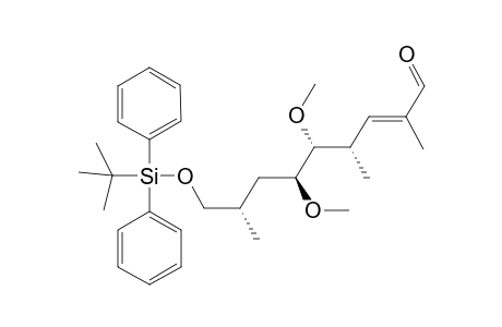 (E)-(4S,5R,6S,8S)-9-tert-Butyldiphenylsilyloxy-5,6-dimethoxy-2,4,8-trimethylnon-2-enal
