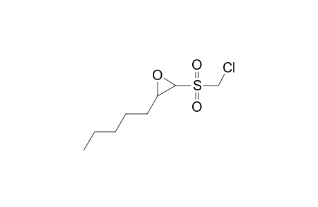2-CHLOROMETHYLSULFONYL-3-PENTYL-OXIRANE