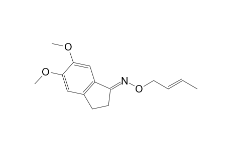 O-Crotyl-5,6-dimethoxy-1-indanone - Oxime