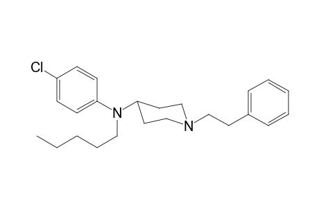 N-Pentyl-N-4-chlorophenyl-1-(2-phenylethyl)piperidin-4-amine