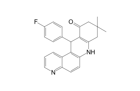 12-(4-fluorophenyl)-9,9-dimethyl-7,8,10,12-tetrahydrobenzo[b][4,7]phenanthrolin-11-one
