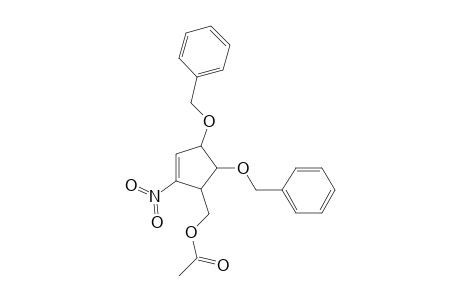 3,4-Bis(benzyloxy)-5-(acetoxymethyl)-1-nitrocyclopentene