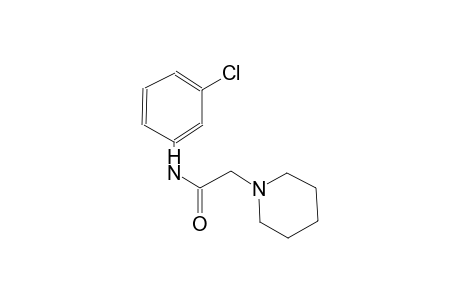 N-(3-chlorophenyl)-2-(1-piperidinyl)acetamide