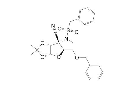 3-AMINO-5-O-BENZYL-3-C-CYANO-3-DEOXY-1,2-O-ISOPROPYLIDENE-3-N-PHENYLMETHANESULFONYL-ALPHA-D-RIBOFURANOSE