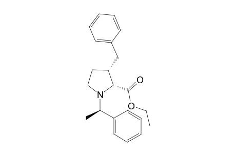(2R,3S)-1-[(1R)-1-phenylethyl]-3-(phenylmethyl)-2-pyrrolidinecarboxylic acid ethyl ester