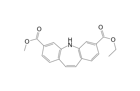 3-Carbomethoxy-7-carboethoxy-5H-dibenzo[b,f]azepine