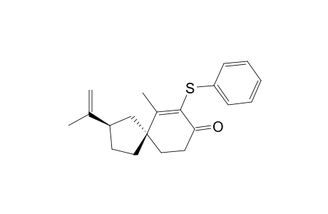 (2R,5R)-2-Isopropenyl-6-methyl-7-phenylthiospiro[4.5]dec-6-en-8-one