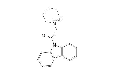 1-[2-(9H-carbazol-9-yl)-2-oxoethyl]piperidinium