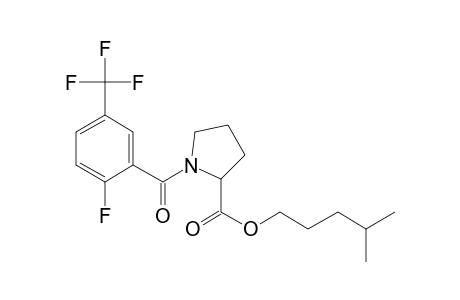 L-Proline, N-(2-fluoro-5-trifluoromethylbenzoyl)-, isohexyl ester