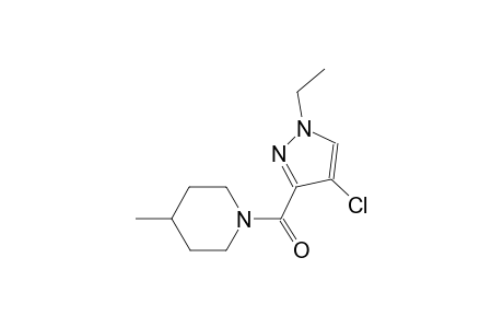 1-[(4-chloro-1-ethyl-1H-pyrazol-3-yl)carbonyl]-4-methylpiperidine