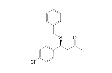 (S)-4-Benzylsulfanyl-4-(4'-chloro-phenyl)-butan-2-one