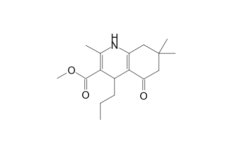 Methyl 1,4,7,8-tetrahydro-2,7,7-trimethyl-5(6H)-oxo-4-propyl-3-quinolinecarboxylate