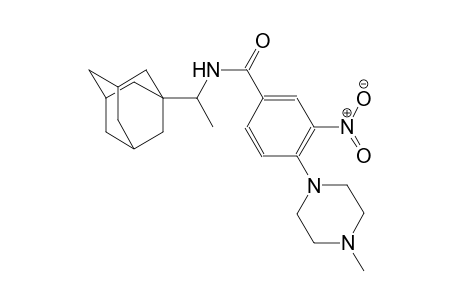 N-[1-(1-adamantyl)ethyl]-4-(4-methyl-1-piperazinyl)-3-nitrobenzamide