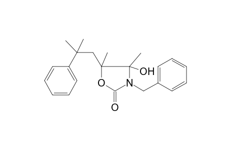 2(3H)-Oxazolone, dihydro-4-hydroxy-4,5-dimethyl-5-(2-methyl-2-phenylpropyl)-3-(phenylmethyl)-