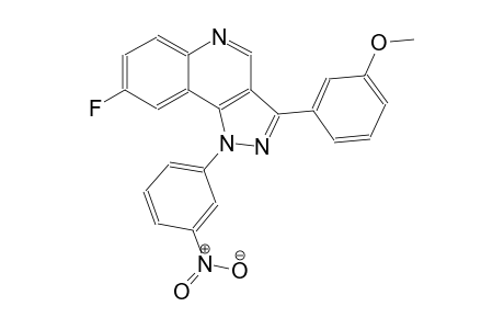 3-[8-fluoro-1-(3-nitrophenyl)-1H-pyrazolo[4,3-c]quinolin-3-yl]phenylmethyl ether