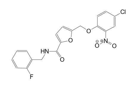 5-[(4-chloro-2-nitrophenoxy)methyl]-N-(2-fluorobenzyl)-2-furamide