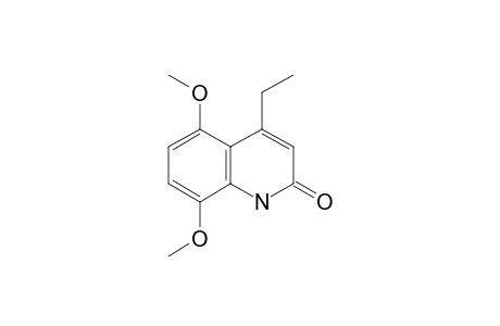 4-ethyl-5,8-dimethoxy-carbostyril