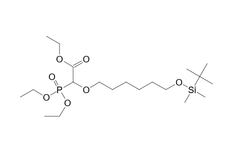 2-[6-[tert-butyl(dimethyl)silyl]oxyhexoxy]-2-diethoxyphosphoryl-acetic acid ethyl ester