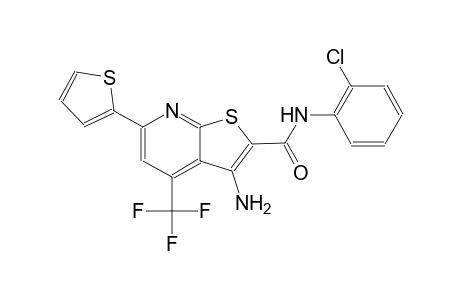 3-amino-N-(2-chlorophenyl)-6-(2-thienyl)-4-(trifluoromethyl)thieno[2,3-b]pyridine-2-carboxamide