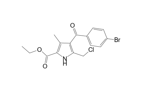 1H-Pyrrole-2-carboxylic acid, 4-(4-bromobenzoyl)-5-chloromethyl-3-methyl-, ethyl ester