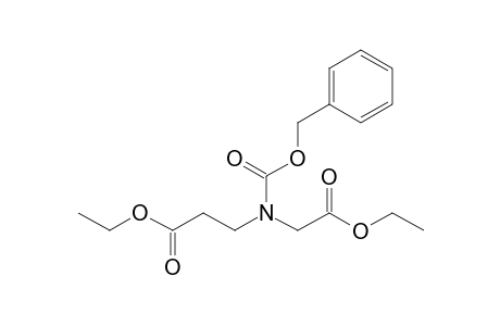 Ethyl N-(benzoxycarbonyl)-N-[(2'-ethoxycarbonyl)ethyl]glycinate