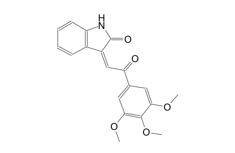 (3Z)-3-[2-oxo-2-(3,4,5-trimethoxyphenyl)ethylidene]-1,3-dihydro-2H-indol-2-one