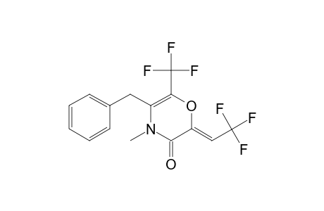 5-BENZYL-4-METHYL-2-(2,2,2-TRIFLUOROETHYLIDENE)-6-TRIFLUOROMETHYL-2,3-DIHYDRO-4H-1,4-OXAZIN-3-ONE