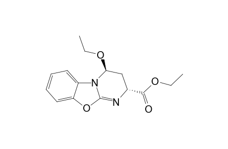 Ethyl (2R*,4S*)-4-Ethoxy-3,4-dihydro-2H-pyrimido[2,1-b][1,3]benzpxazole-2-carboxylate