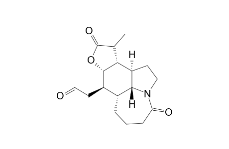 10-(formylmethyl)-6-oxo-dl-stenine