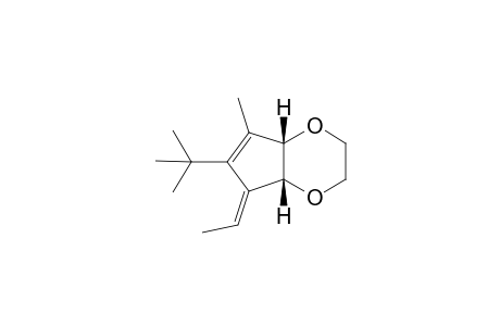(5E)-6-tert-Butyl-5-ethenyliden]-7-methyl-5H-2,3,4a,7a-tetrahydrocyclopenta-1,4-dioxin