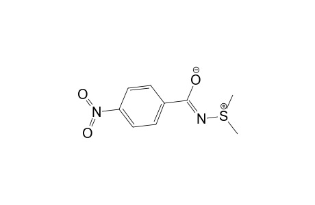 Sulfonium, dimethyl[(4-nitrobenzoyl)amino]-, hydroxide, inner salt