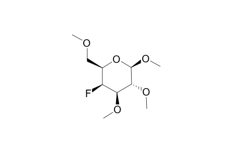 4-deoxy-4-fluoro-per-O-methyl-b-D-galactopyranoside