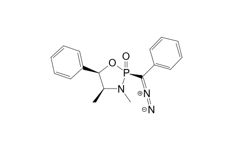 (2S,4S,5R)-2-(.alpha.-Diazobenzyl)-3,4-dimethyl-2-oxo-5-phenyl-1,3-2.lamda.(5)-oxazaphospholidine