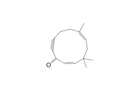 6,9,9-Trimethylcycloundeca-6,10-dien-2-yn-1-one