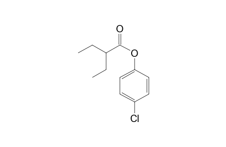 2-Ethylbutyric acid, 4-chlorophenyl ester