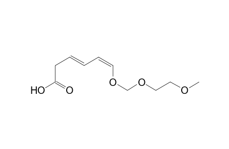 6-[(2-methoxyethoxy)methoxy]-3(E),5(Z)-hexadienoic acid