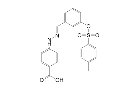 4-[(2E)-2-(3-{[(4-methylphenyl)sulfonyl]oxy}benzylidene)hydrazino]benzoic acid