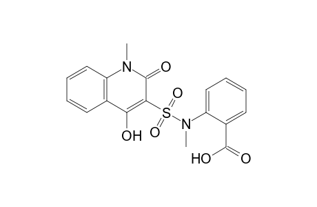 2-{[(4-Hydroxy-1-methyl-2-oxo-1,2-dihydroquinolin-3-yl)sulfonyl](methyl)amino}benzoic Acid
