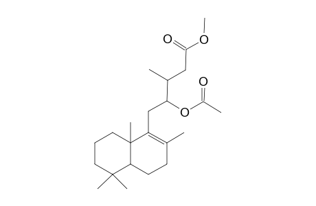 Methyl 12(r,s)-12-acetoxy-labd-8-en-15-oate