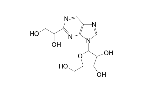 2-[1,2-Dihydroxyethyl]-9-[.beta.-d-ribofuranosyl]purine
