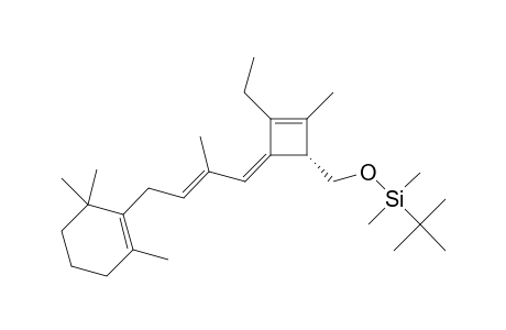 #Z-30C;(3Z)-2-ETHYL-4-[[(TERT.-BUTYLDIMETHYLSILYL)-OXY]-METHYL]-1-METHYL-3-[(2E)-2-METHYL-4-(2,6,6-TRIMETHYLCYCLOHEX-1-EN-1-YL)-BUT-2-ENYLIDENE]-CYCLOBUT-1-ENE