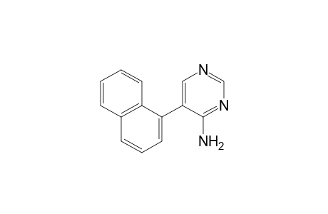 4-AMINO-5-(1-NAPHTHYL)PYRIMIDINE