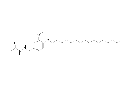 acetic acid, 2-[4-(hexadecyloxy)-3-methoxybenzyl]hydrazide