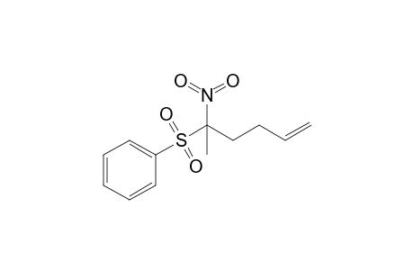 5-Nitro-5-phenylsulfonylhex-1-ene